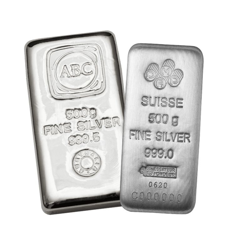 preview of our 1/2 1kg Silver Item range