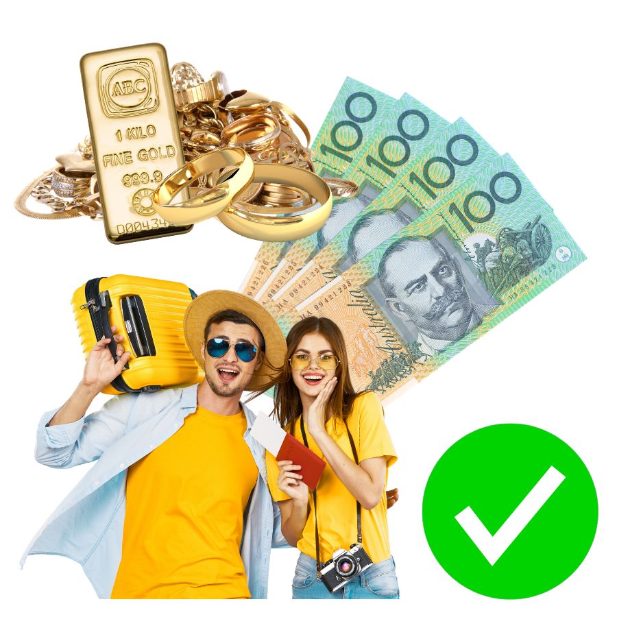 young couple never sold gold before